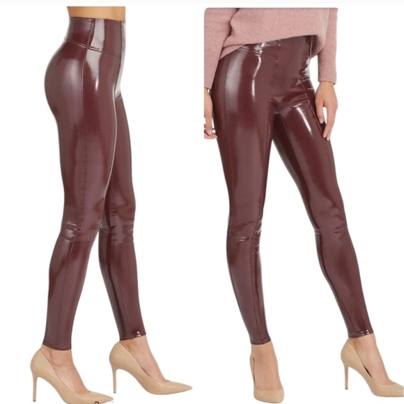 SPANX Pants - Spanx Faux Patent Leather Leggings